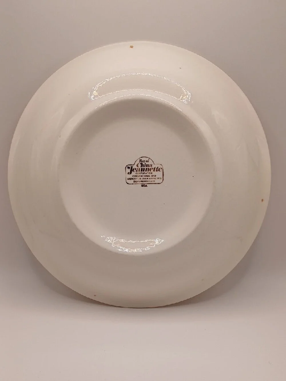 VTG Royal China Jeannette Floral Pie Plate